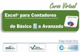 Excel para Contadores de Básico a Avanzadomedia.actualicese.com/oro_678-excel-para-contadores.pdf · Diego Alzate Ortiz – dalzate@visiontecnologica.com Excel ® para Contadores
