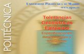 Tolerancias Geométricas Ejercicios · GD&T Tolerancias geométricas - Ejercicios 3 1. Cálculos • Definir las zonas de tolerancia para cada tolerancia geométrica. • Determinar