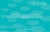 PUENTES AL FUTURO DE LA EDUCACIÓN: RECOMENDACIONES …lidpro.s3.amazonaws.com/puentes_al_futuro_educacion_SantillanaLAB_com.pdf5 El Futuro del Trabajo y la Educación para la Era