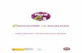 DDUUCCAACCIIÓÓNN N IIGGUUAALLDDAADD - Inmujer · Two tables shown below reflect the guiding principles formulated in the body of Plurales Project, which guide the Preliminary Intervention
