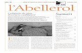 núm. 32 l’Abellerol - ornitologia.org · S’ha escollit l’oreneta cuablanca per la seva abundància arreu de casa nostra i per la facilitat de comptar els seus nius situats