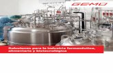 Soluciones para la industria farmacéutica, alimentaria y ... · 2 El grupo empresarial GEMÜ es fabricante líder en sistemas de válvulas, regulación y control y cuenta con más