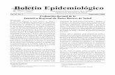 Boletín Epidemiológico - CIDBIMENAcidbimena.desastres.hn/docum/ops/publicaciones/Epidemiologico/EB_v25n3.pdf · reconoció la importancia de disponer de datos e indicadores sobre