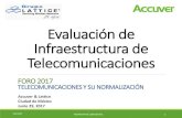 Evaluación de Infraestructura de Telecomunicaciones · ACCUVER 6PROPRIETARY & CONFIDENTIAL Evaluación: Indicadores Clave (KPIs) de Desempeño de LTE Availability (Disponibilidad)