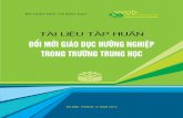 DOI MOI GDHN chuan (03.01.2014) - vietnam.vvob.org · Một số mẫu câu hỏi và phiếu trắc nghiệm 139. 4 Đổi Mới Giáo Dục Hướng Nghiệp Trong Trường Trung