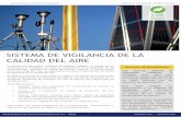 V11 Calidad del Aire - sice.com · Las Redes de Vigilancia de la Calidad del Aire permiten la medición, operación y análisis predictivo de la evolución de la contaminación del