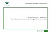 I. Guía Pedagógica del Módulo Control de calidad de ... · COPQ-02 3/71 Guía Pedagógica y de Evaluación del Módulo: Control de calidad de productos químicos terminados 1.
