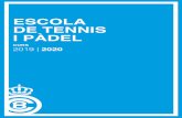 ESCOLA DE TENNIS I PÀDEL - rctb1899.es · amb els elements del tennis (raqueta, pilota, xarxa i terreny de joc), l’estímul de la coordinació òculo-manual i l’adaptació a
