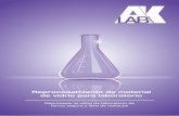 Reprocesamiento de material de vidrio para laboratorio · 6 Introducción 3 1 Selección de materiales Material de vidrio, plástico, metal, porcelana de laboratorio y sus respectivos