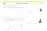 UNITAT 6 Teorema de Pitàgores i semblança Problemes ... · Pàg. 1 de 2 Problemes: aplicacions de la semblança de triangles Imprimeix, resol i, després, comprova. (Tingues en