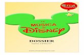 La Música de Disney - conciertosdidacticos.es · musical "Los Productores" interpretada por Santiago Segura y José Mota, además de ofrecer material técnico. • Crea Música y
