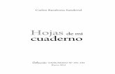 Hojas de mi cuaderno - casadelacultura.gob.ec · 2 Colección TAHUANDO Nº 191-192 Casa de la Cultura Ecuatoriana “Benjamín Carrión” Núcleo de Imbabura Luis Fernando Revelo