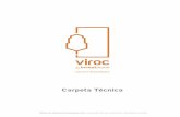 Carpeta Técnica - viroc.pt · Cement Wood Board Carpeta Técnica Ficheros de Soluciones Recomendadas Viroc, organizados por tipo de aplicación, disponibles por pedido.