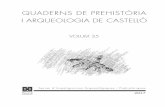 QUADERNS DE PREHISTÒRIA I ARQUEOLOGIA DE CASTELLÓ - … · Publicació periòdica anual del Servei d’Investigacions Arqueològiques i Prehistòriques (SIAP) S’intercanvia amb