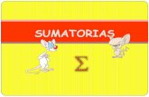 SUMATORIAS - jorgeantilefblog.files.wordpress.com · sigma PROPIEDADES. P1. El número de sumandos y de términos de una sumatoria ...