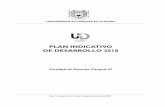 PLAN INDICATIVO DE DESARROLLO 2018 - planeacion.unach.mx · H. CONSEJO TÉCNICO DE LA FACULTAD DE DERECHO, CAMPUS III DR. ANTONIO H. PANIAGUA ALVAREZ Director y Presidente del H.