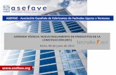 ASEFAVE - Asociación Española de Fabricantes de Fachadas ... Martín_Envolventes RPC... · 1977, de conformidad con la Ley 19/1977 de 1 de abril. Está formada por fabricantes de