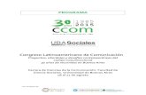 Programa Congreso Latinoamericano de Comunicación 14.08-18comunicacion.sociales.uba.ar/wp-content/uploads/sites/16/2015/08/... · Comunicación, discurso y política Coordinador