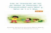 Guía de Orientación del Uso del Módulo de Materiales de ...dreapurimac.gob.pe/inicio/images/ARCHIVOS2017/a-educa-inicial/guia... · 4.1.4. La Impulsividad en los niños y niñas,