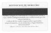 de Derecho-Mario Alvarez.pdf · DEFINICION DE DERECHO (MARIO ALVAREZ) "El Derecho es un sistema normativo de regtilación deAa onducta social, producido y garantizado coactivamente