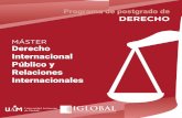 MÁSTER Derecho Internacional Público y Relaciones ... · • Reynaldo Espinal Posee un máster en Derecho y Relaciones Internacionales por la Universidad Autónoma de Santo Domingo