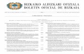 BIZKAIKO ALDIZKARI OFIZIALA BOLETIN OFICIAL DE BIZKAIA · 1777/2016, de 3 de marzo, por la que se desarrolla la normativa que regulará el aprovechamiento de la pesca continental