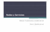 Redes y Servicios - agamenon.tsc.uah.esagamenon.tsc.uah.es/Asignaturas/ittt/rys/apuntes/Tema1.pdf · sistemas electromagnéticos (UIT-T. B.13) Tema 1. Modelos de red Nociones elementales