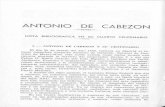 ANTONIO DE CABEZON - riubu.ubu.esriubu.ubu.es/bitstream/10259.4/1787/1/0211-8998_n174_p142-150.pdf · — 145 — Corno se ve, la memoria del genial organista ha sido hon-rada por