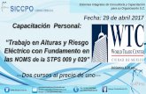 “Trabajo en Alturas y Riesgo - siccpo.com.mxsiccpo.com.mx/uploads/6/3/4/7/63475627/publicidad_trabajo_en_alturas_y... · así como cumplir con la normatividad vigente aplicable