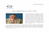 In memoriam: Karl Wilhelm Butzer (1934 - 2016)ibdigital.uib.cat/greenstone/collect/bolletiHistoriaNatural/index/...geomorfologia, geografia física, climatologia, geografia humana,