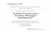 Programa presupuestario: G004 “Protección Contra Riesgos ...transparencia.cofepris.gob.mx/images/Transparencia/estudios-financiados... · población contra riesgos sanitarios,