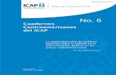 No. 6 - publicaciones.icap.ac.crpublicaciones.icap.ac.cr/images/PDF-CUADERNOS/CuadernoCentroamerican... · Se presenta una visión general del contexto centroamericano, haciendo referencia