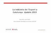 La indústria de l’Esport a Catalunya Update 2015 industria de l... · Caracterització dels segments de l’abast 2. El sector de l’esport a Catalunya 9 Segment Descripció Consultoria