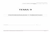 TEMA 9 2014-15 - uevargas.netuevargas.net/wp-content/uploads/2017/04/Habilidad-Numérica-Tema-Nº-3... · Ejercicios TEMA 9 – PROPORCIONALIDAD Y PORCENTAJES (1º ESO) Página 2