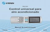 1. DERTECIS - steren.com.mx · nuevo Control universal para aire acondicionado Steren. Por favor, revíselo completamente para estar seguro de cómo instalar y operar apropiadamente