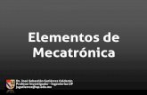 Elementos de Mecatrónica - UP Roboticsrobotica-up.org/mecatronica/lab/Presentacion_Mecatronica_UP_1.pdf · • Participación en clase ... Definición de mecatrónica y componentes