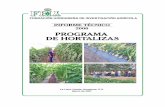 INFORME TECNICO 2006 PROGRAMA DE HORTALIZAS FHIA - … · como en calidad en sus explotaciones hortícolas, haciendo de ésta una actividad rentable, y sin perjuicio del medio ambiente.