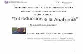INTRODUCCIÓN A LA KINESIOLOGÍA ÁREA: CIENCIAS SOCIALES … · Anatomía Comparada, es aquella que para comprender las disposiciones anatómicas y estructurales de ciertos órganos