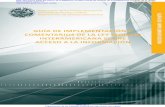 GUÍA DE IMPLEMENTACIÓN Y GUÍA DE IMPLEMENTACIÓN ... · Contenido comentarios y Guía de implementación para la ley Modelo interamericana sobre acceso a la información 39 capítulo