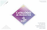 CATÁLOGO - dinamicproducts.com · Nota: Caja metálica para pedidos inferiores a 500 unds Caja de cartón a partir de 500 unds PALABRAS QUE CONECTAN CON TUS SUEÑOS Desarrollando