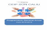 CEIP SON CALIU - c07012998.eduwebs.caib.esc07012998.eduwebs.caib.es/images/stories/documents/PGA-CURS-2018-19.pdf · DIAGNÒSTIC INICIAL. 1.1 Modificacions del context del centre