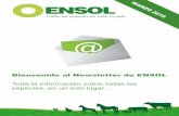 Bienvenido al Newsletter de ENSOL - ensolsa.com · Luego de poner en marcha un plan de inversiones de más de $50 millones de pesos, estamos muy orgullosos de compartir con ustedes