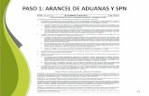 PASO 1: ARANCEL DE ADUANAS Y SPN - med.utrivium.commed.utrivium.com/cursos/145/trb_c5_u2_p2_ppt_tributos_vinculados_c... · PASO 2: ARANCEL DE ADUANAS Y SPN El arancel de Aduanas