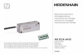 AK ECA 4410 - heidenhain.de · AK ECA 4410 10/2016 Instrucciones de montaje Para el montaje del tambor de graduación, por favor considerar las instrucciones separadas. Cabezal captador