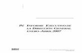 IV. Informe Ejecutivo enero-abril 2007 - gob.mx · Informe Ejecutivo -4- I. PROGRAMA NACIONAL DE DESARROLLO MINERO I.1 CARTOGRAFÍA GEOLÓGICO-MINERA Y GEOQUÍMICA ESCALA 1:50,000