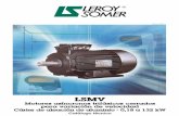 3791 es - 2009.05 / e - Leroy-Somer · sin desclasificación ni ventilación forzada: LSMV Motores asíncronos trifásicos cerrados para variación de velocidad Catálogo técnico