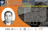 Gabriel Gutiérrez González - ine.mx · Gabriel Gutiérrez González forodemocracia.cai@ine.mx Licenciado en Derecho por la Universidad Nacional Autónoma de México. Director Ejecutivo