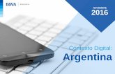 Contexto digital: Argentina 2016 - BBVA Research · • Los precios de 1 minuto de llamada y de la subscripción a banda ancha fija en Argentina son más altos que en los países