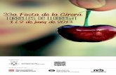 Organitza: Amb el suport de - festacirera.catfestacirera.cat/docs/Programa Festa Cirera 2013.pdf · si la sabem cuidar, té futur. Cada més de juny, la Festa de la Cirera ens recorda