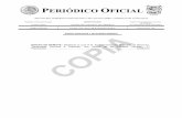 ÓRGANO DEL GOBIERNO CONSTITUCIONAL DEL ESTADO LIBRE …po.tamaulipas.gob.mx/wp-content/uploads/2012/12/cxxxvii_153-201212... · CHÁVEZ ZAVALA MA DEL ROSARIO Periódico Oficial Victoria,